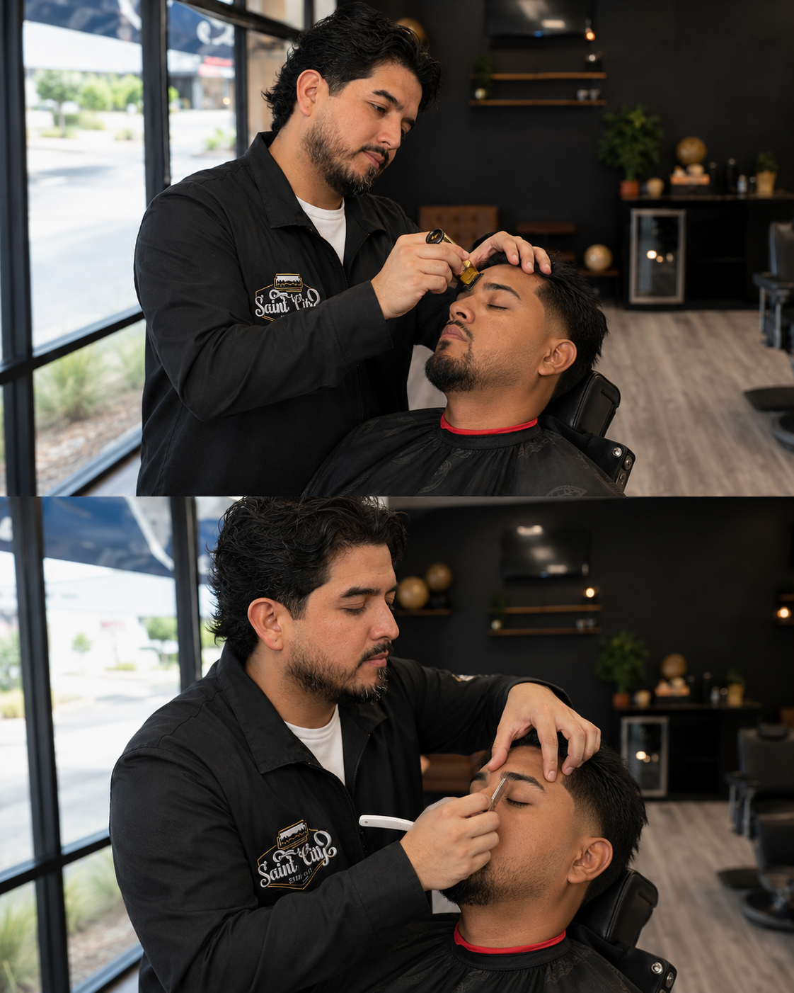Eyebrows at Saint City Barber Co.