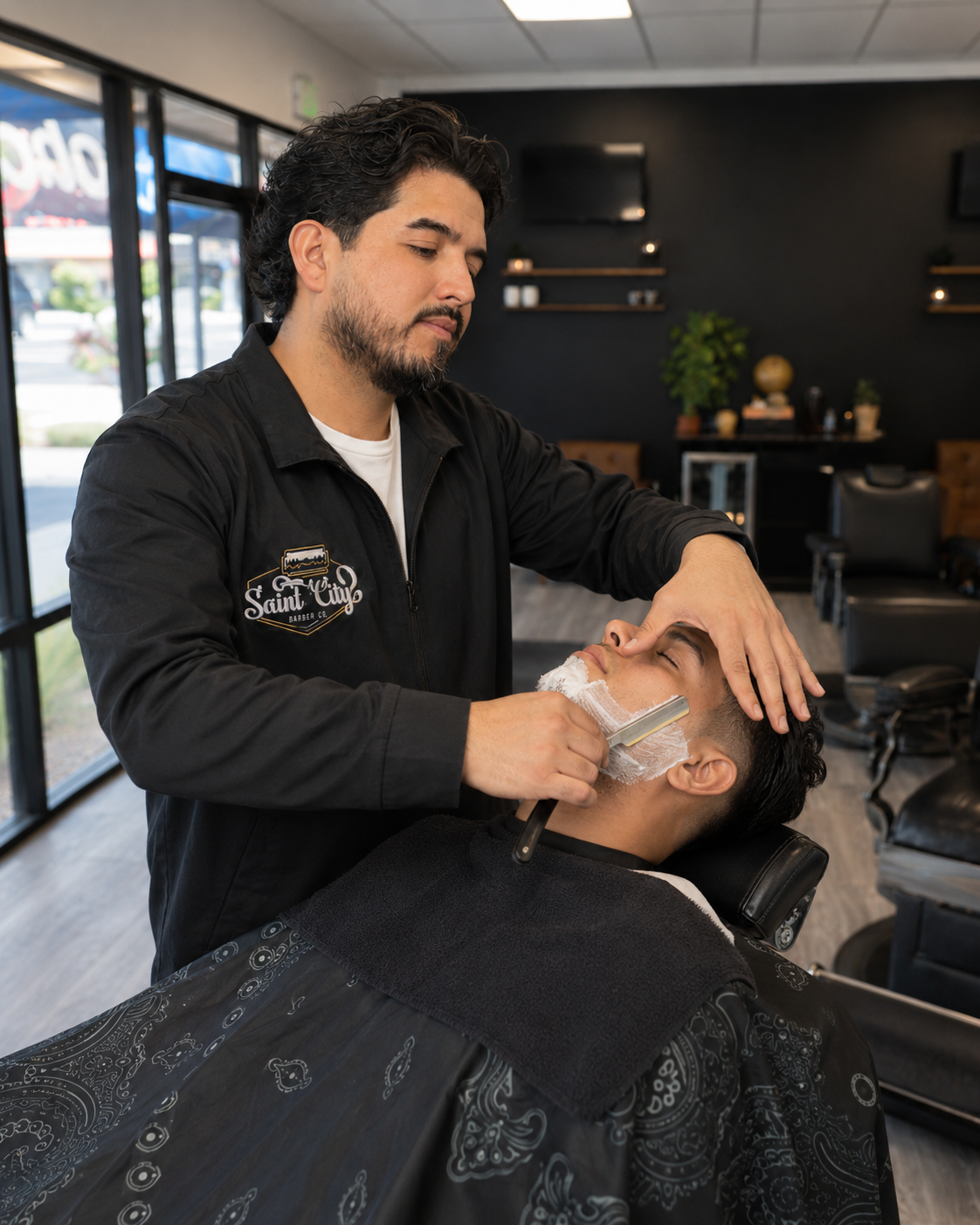 Shave (Straight Razor) at Saint City Barber Company